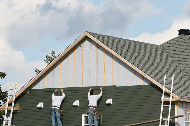 Professional Siding Installation technician working in Lake Lure, NC